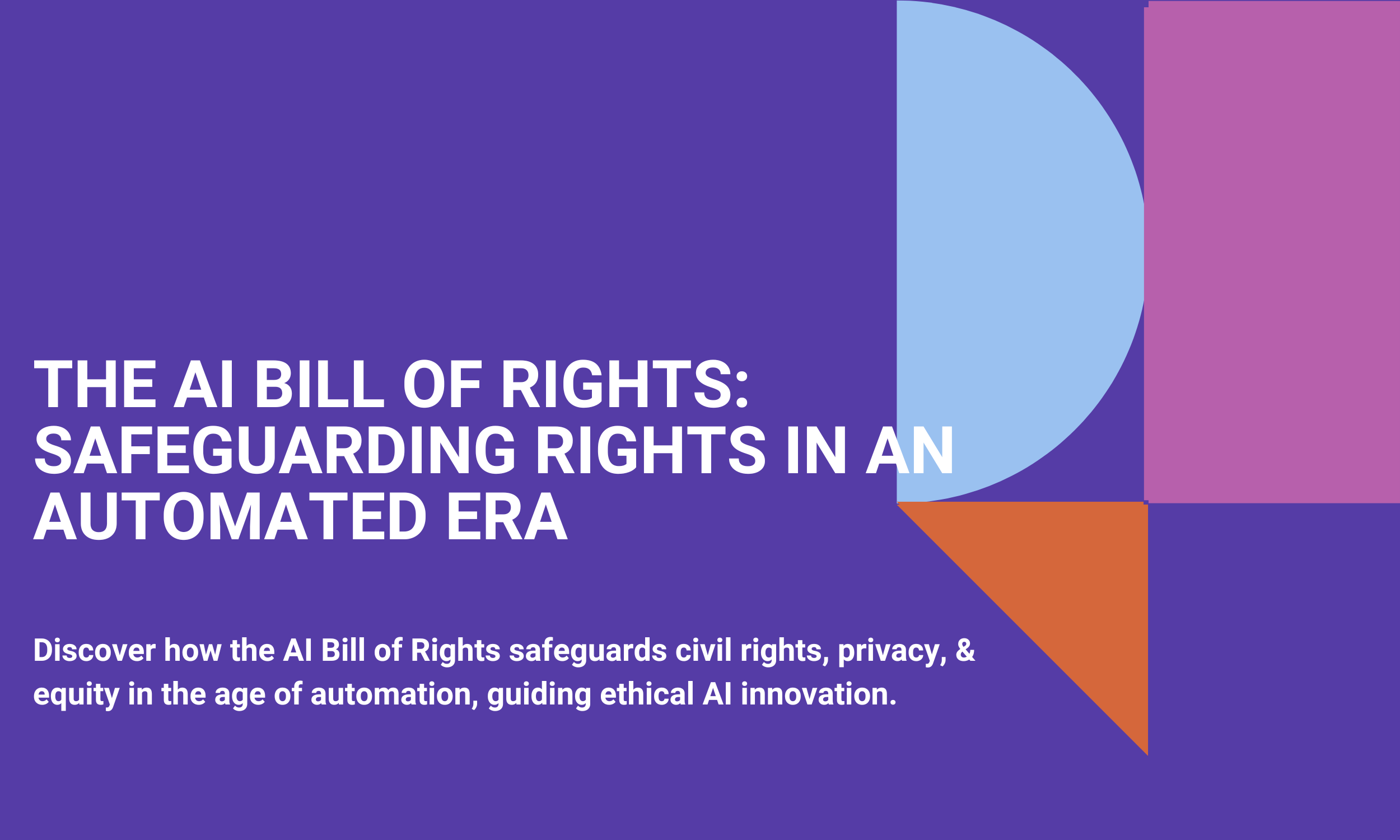 The AI Bill of Rights: Safeguarding Rights in an Automated Era