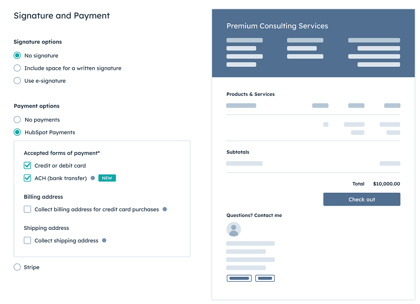 hubspot commerce hub