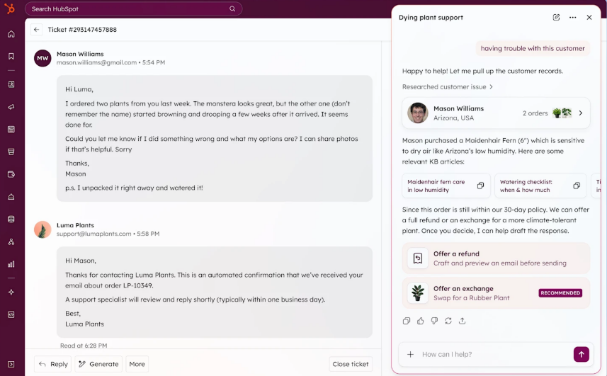 HubSpot OpenAI AgentKit